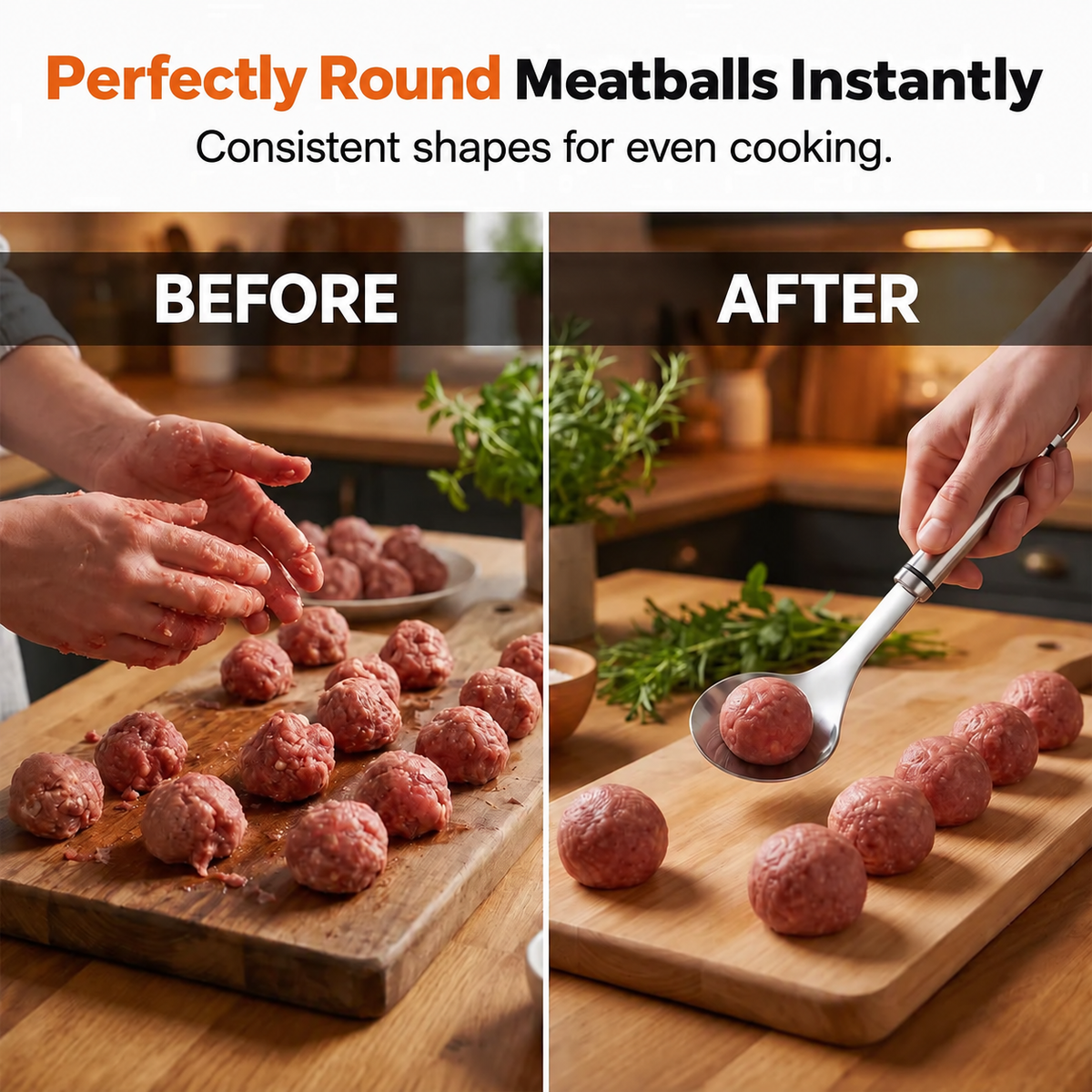 📢📢 50% OFF!! ⏰ Stainless Steel Meatball Maker