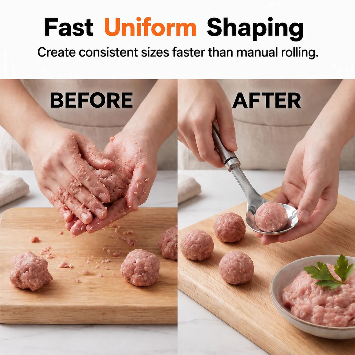 📢📢 50% OFF!! ⏰ Stainless Steel Meatball Maker