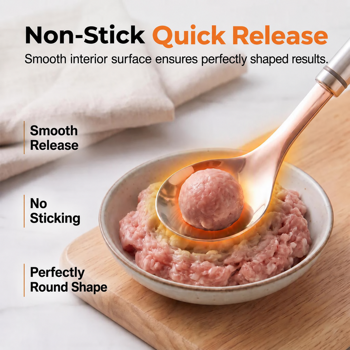 📢📢 50% OFF!! ⏰ Stainless Steel Meatball Maker