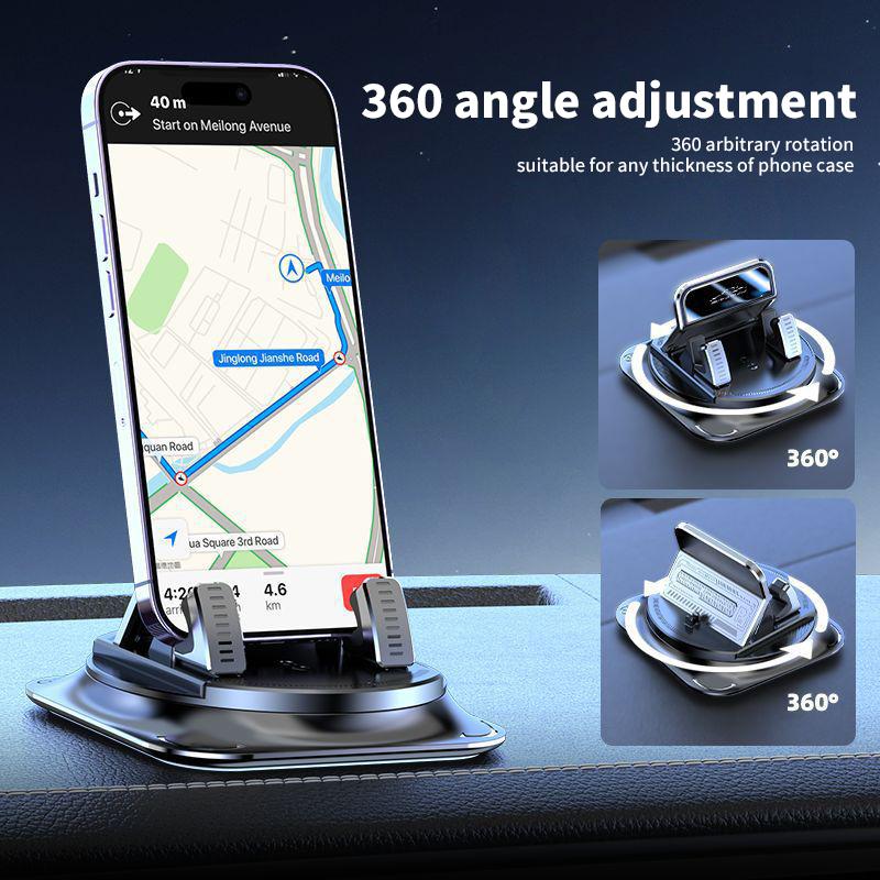 ⏳LIMITED-TIME 50% OFF! 🔥Kyayu™ Car Phone Holder with Non-Slip Suction Cup – 360° Adjustable & Anti-Shake 📱