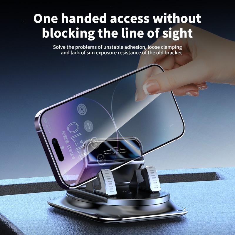 ⏳LIMITED-TIME 50% OFF! 🔥Kyayu™ Car Phone Holder with Non-Slip Suction Cup – 360° Adjustable & Anti-Shake 📱