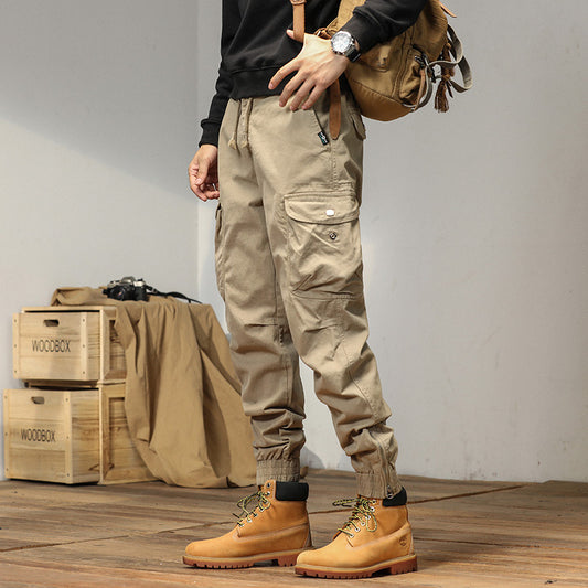 Men’s Fashionable Thickened Cargo Outdoor Pants