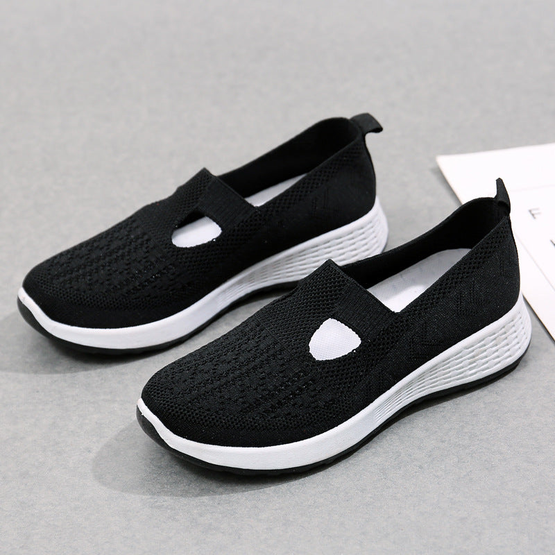 Upgraded Mesh breathable non-slip soft sole slip-on women's shoes