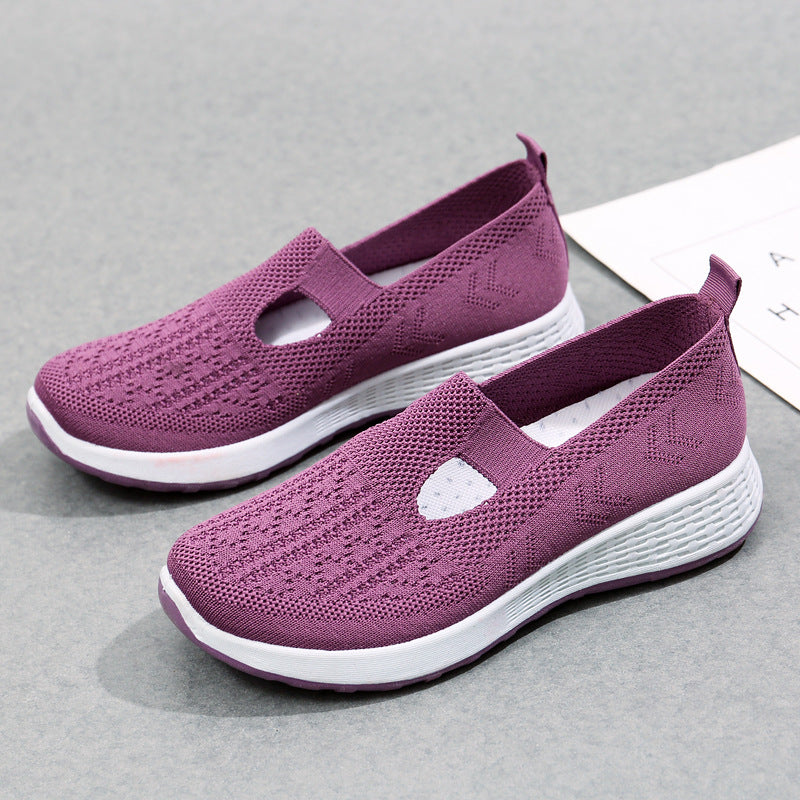 Upgraded Mesh breathable non-slip soft sole slip-on women's shoes