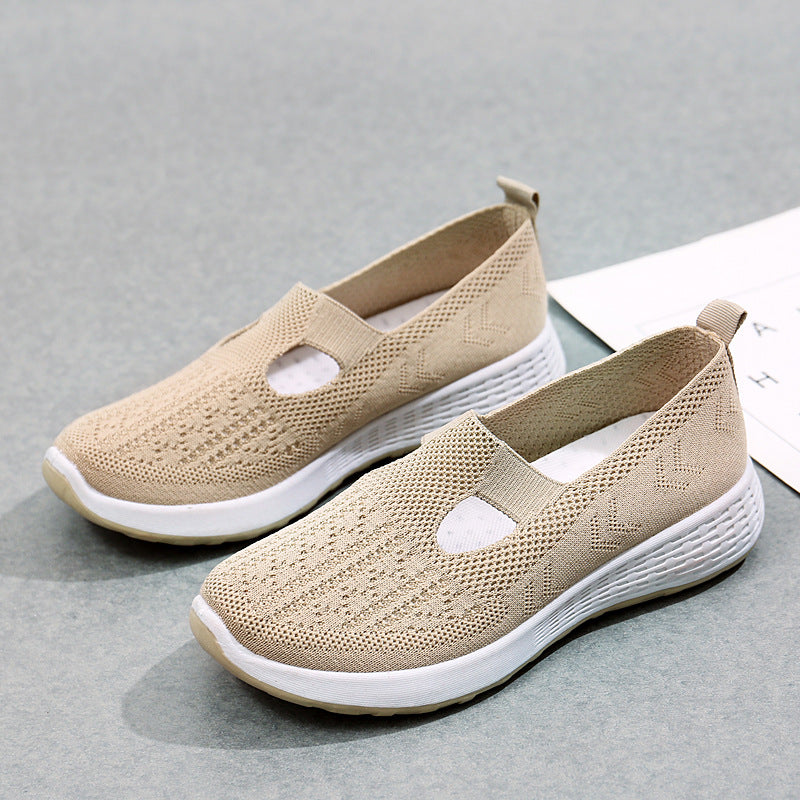 Upgraded Mesh breathable non-slip soft sole slip-on women's shoes