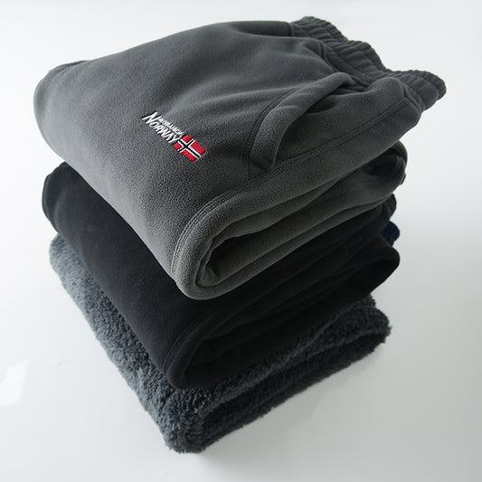 Double-Layer Fleece Sweatpants