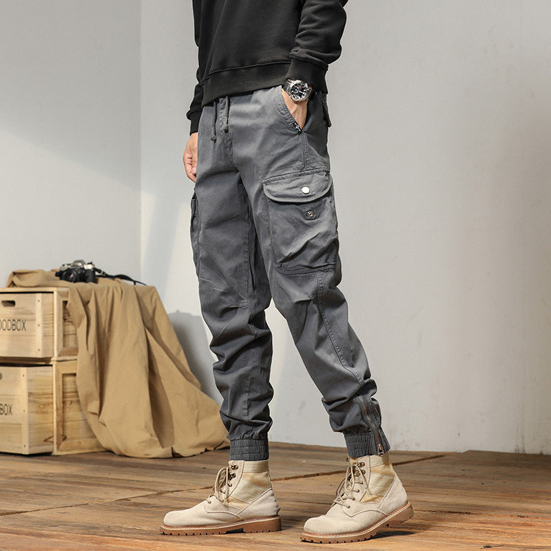 Men’s Fashionable Thickened Cargo Outdoor Pants