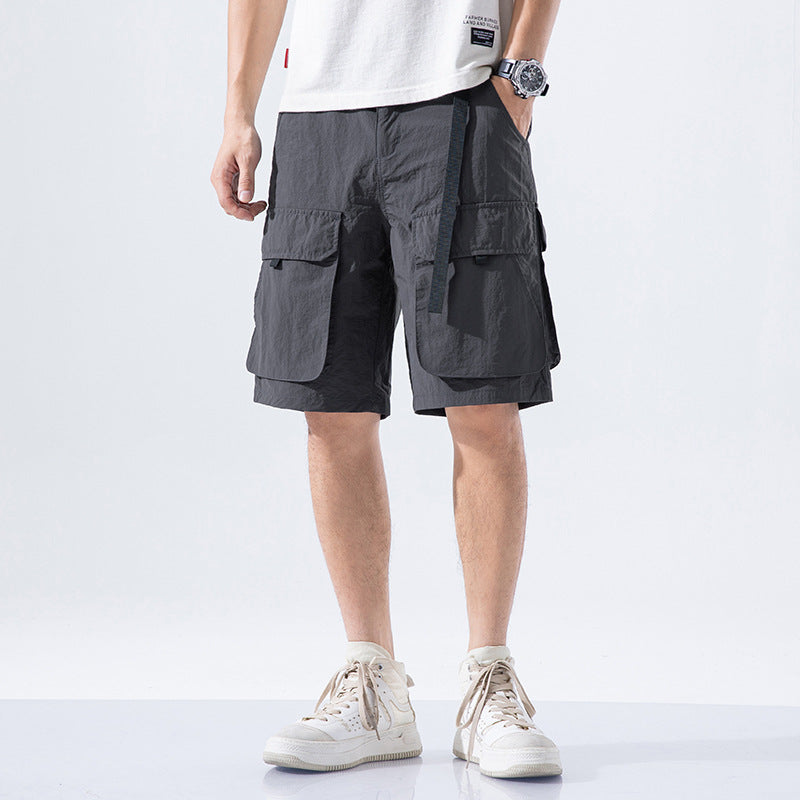 Multi-Pocket Cargo Shorts