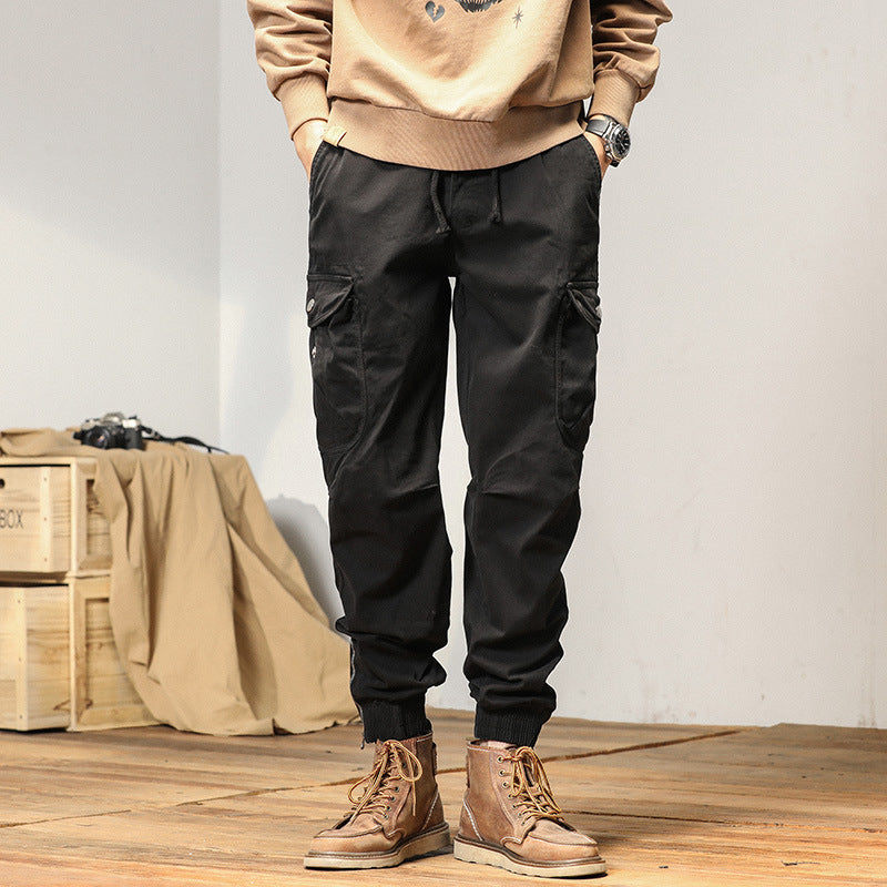 Men’s Fashionable Thickened Cargo Outdoor Pants