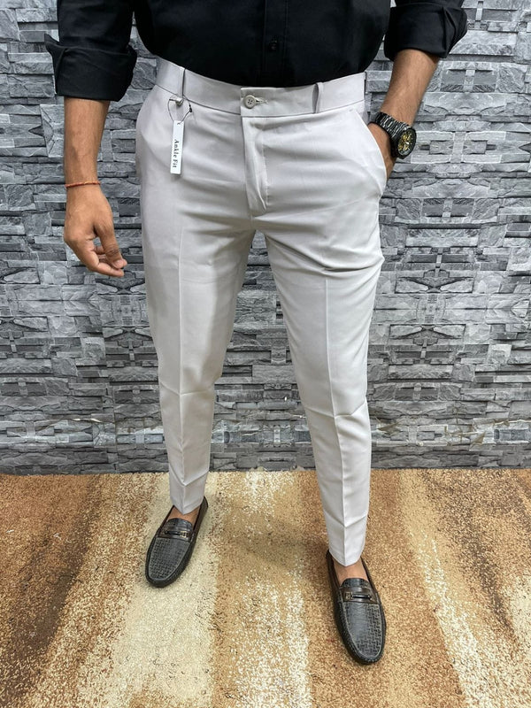 Solid Slim Fit Formal PANTS—Buy 2 Free Shipping(50% OFF)