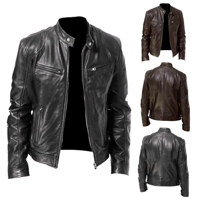 🔥Men's leather jacket — 50% OFF+Free Shipping