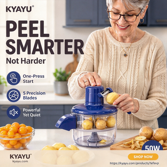 🥔 50% OFF! 🔪 Automatic electric peeler – safe, fast & effortless 🍎✨