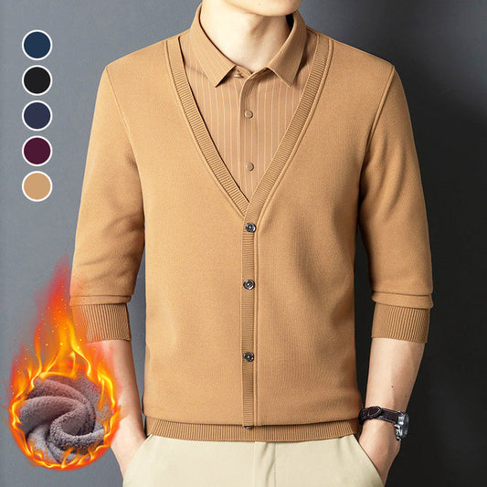 🔥Men’s Business Casual Thermal Cardigan——Free Shipping