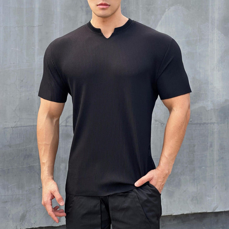 Men's V-Neck Muscle Athletic T-Shirts