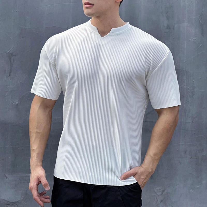 Men's V-Neck Muscle Athletic T-Shirts