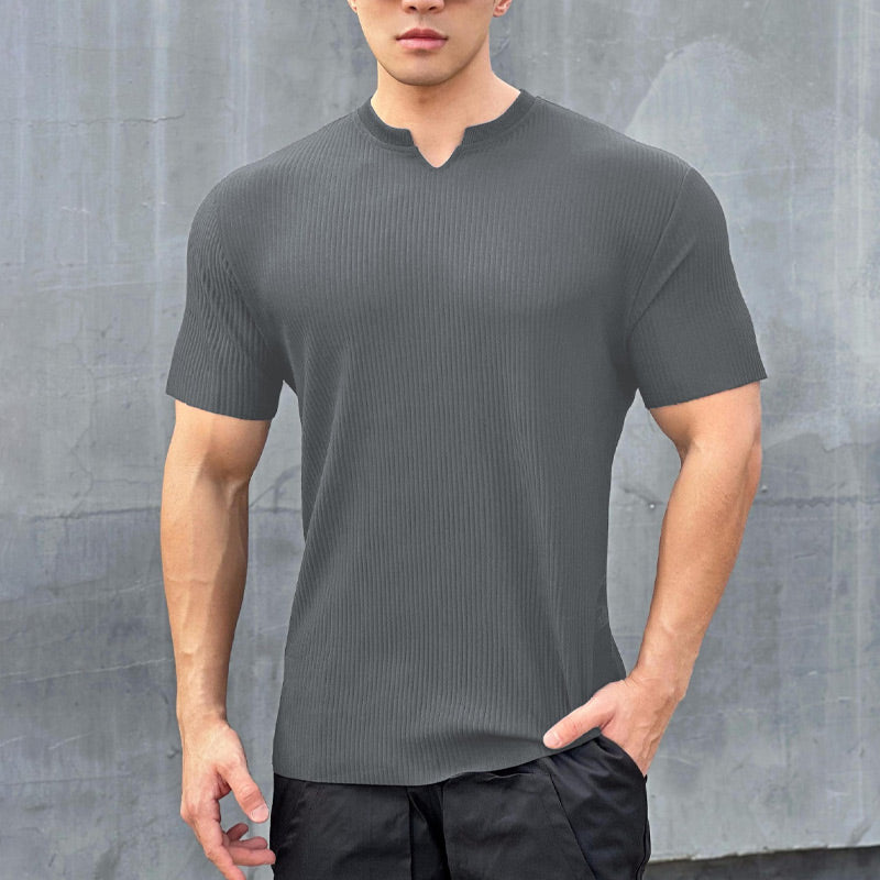 Men's V-Neck Muscle Athletic T-Shirts