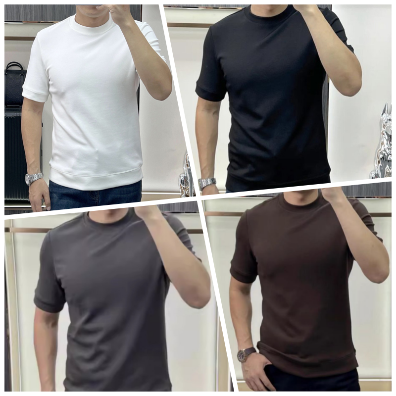 Men's Summer Simple Round-Neck Pure Cotton T-Shirt（50% OFF）