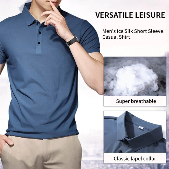 ❄️Men's Ice Silk Shirt —⚡Quick Dry⚡