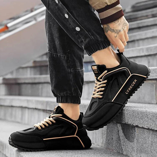 Men's lightweight breathable shock-absorbing platform shoes