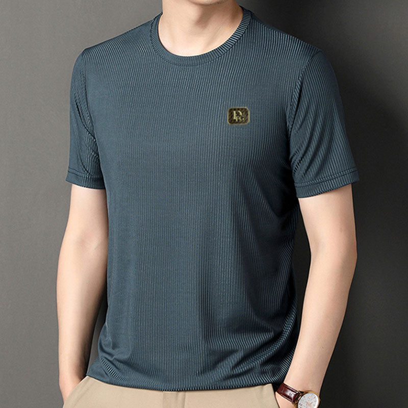 Casual High Stretch T-Shirt for Plus Size Men（50% OFF）