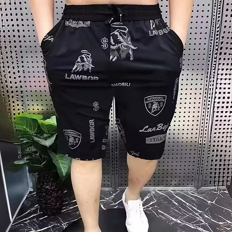 Men’s Summer Casual Ice Silk Quick Dry Shorts