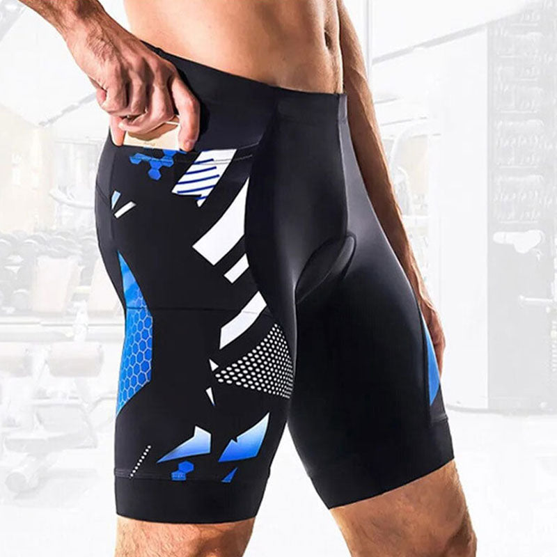 Men's 5D Gel Padded Cycling Shorts with 3 Pockets