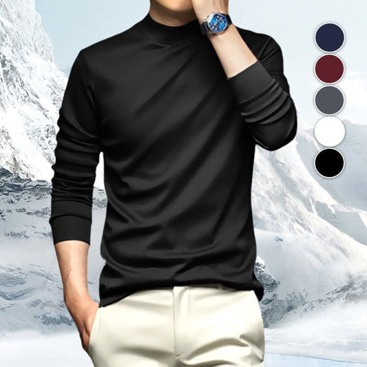 Men's Silky Smooth Wrinkle-free Long-sleeve T-shirt