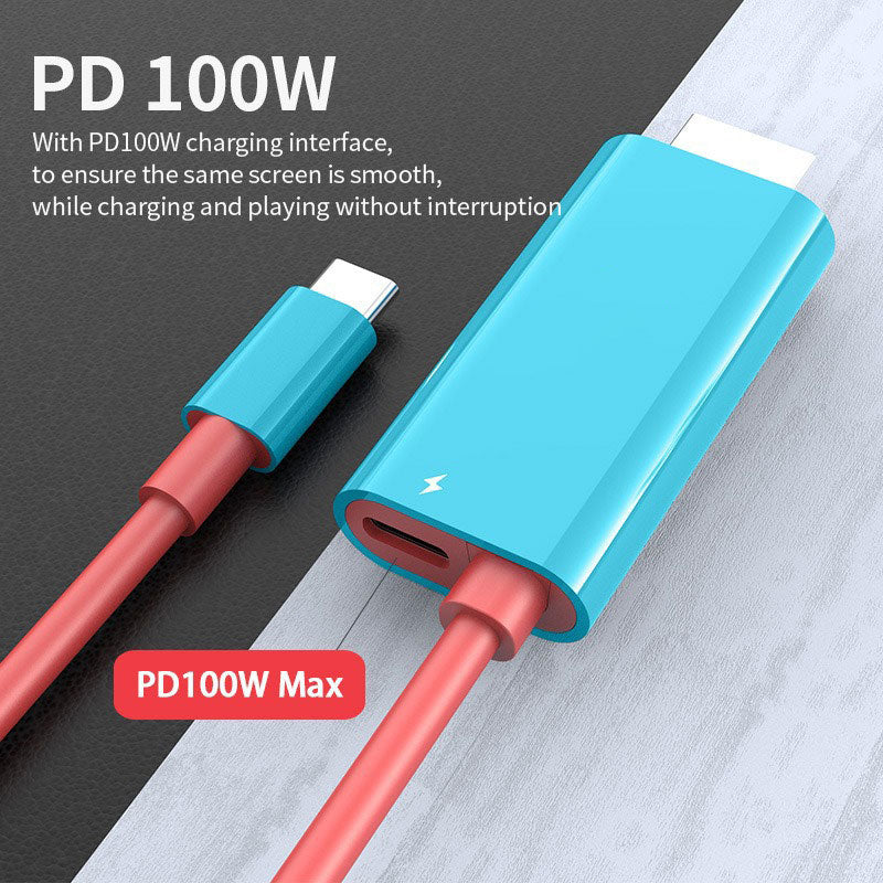 Connect to Big Screens Instantly! USB-C to HDMI Adapter Cable for Switch