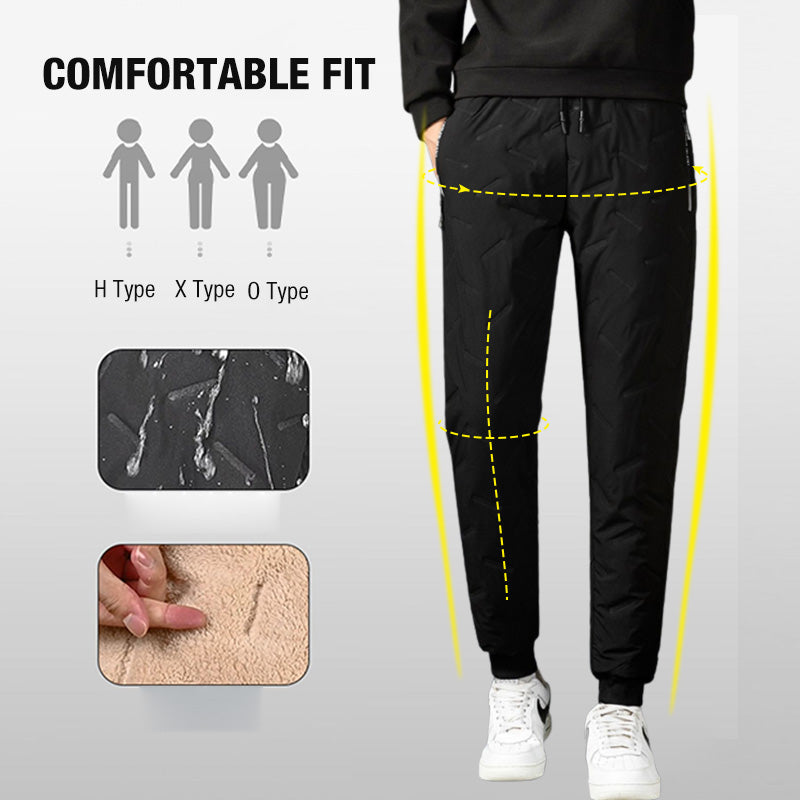 Unisex Fleece-Lined Waterproof Pants