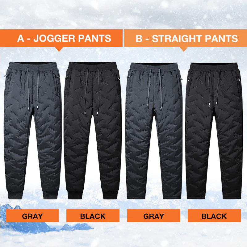 Unisex Fleece-Lined Waterproof Pants