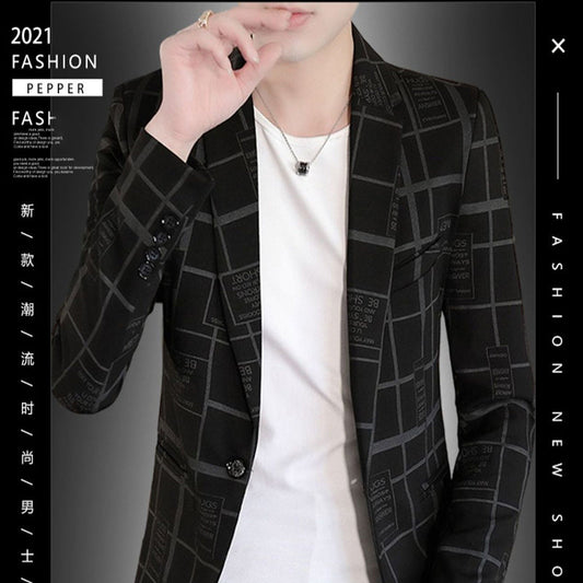 Men’s Slim-Fit Single-Breasted Blazer