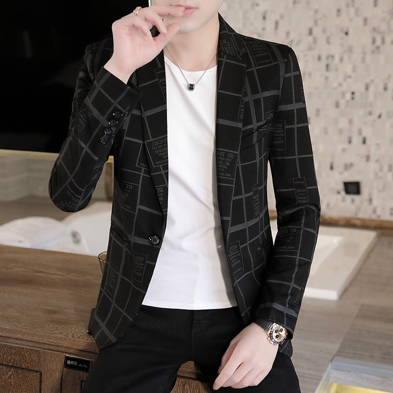 Men’s Slim-Fit Single-Breasted Blazer