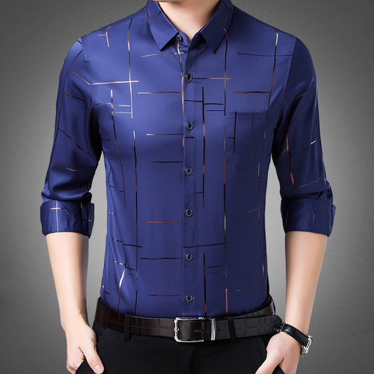 Men's Thin Iron-free Shirt