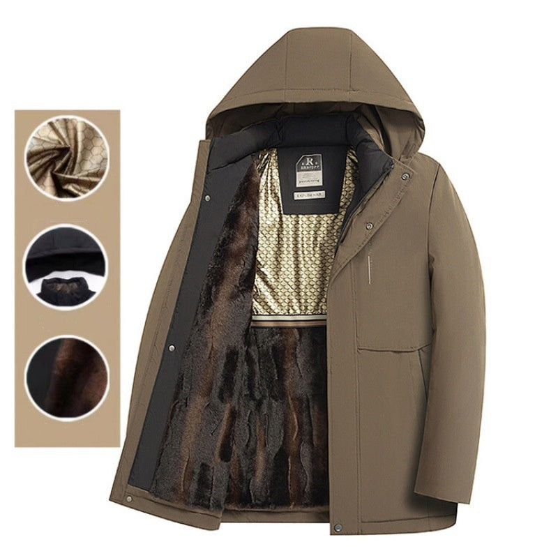 ❄️Winter-Specials❄️Men’s Winter Thermal Thick Hooded Parka Coat