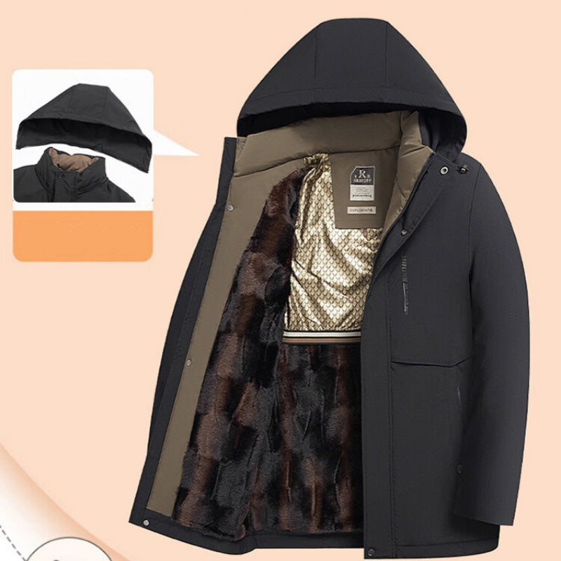 ❄️Winter-Specials❄️Men’s Winter Thermal Thick Hooded Parka Coat