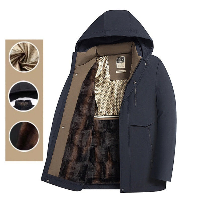 ❄️Winter-Specials❄️Men’s Winter Thermal Thick Hooded Parka Coat