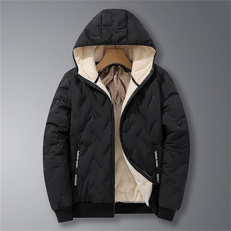 🔥HOT SALE 50% OFF-Men's Winter Warm Zipper Hooded Coat