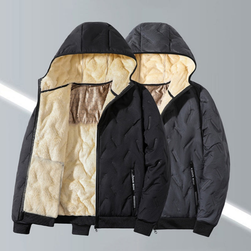 🔥HOT SALE 50% OFF-Men's Winter Warm Zipper Hooded Coat