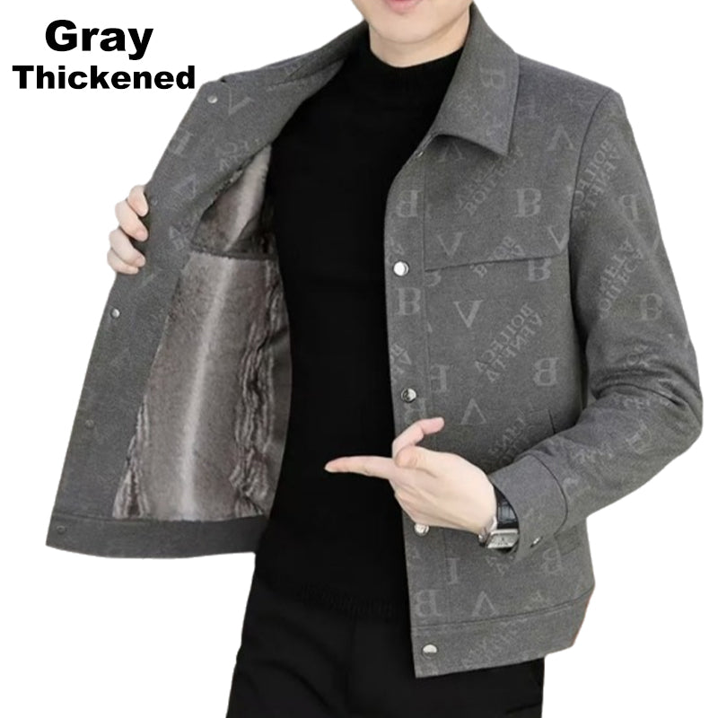 Men's Warm and Comfortable Lapel Jacket