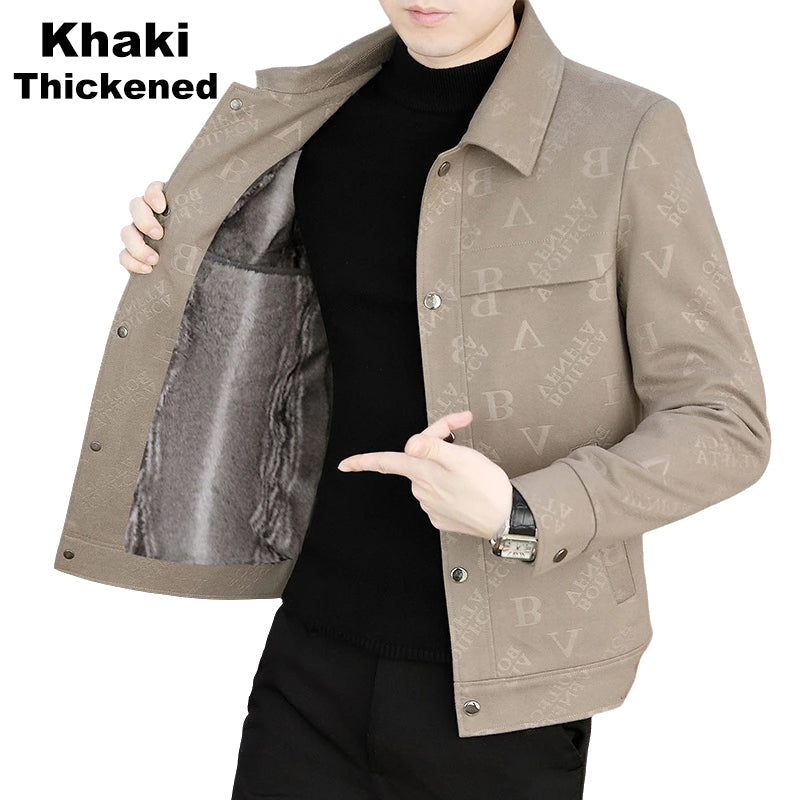 Men's Warm and Comfortable Lapel Jacket