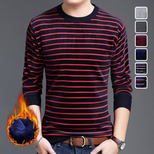 Men's Warm Striped Cozy Fashion Sweater