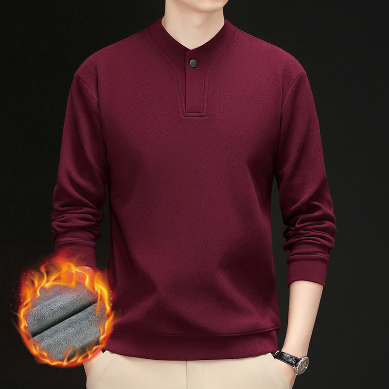 🔥New Hot Selling🔥Men’s Plush-LinedThickened Pullover (Warm and Comfortable)