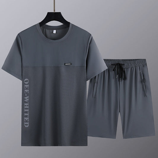 🎉🛍️Summer New Arrivals Limited Time 50% OFF👕Men's Short Sleeve Top & Shorts 2-Piece Set🩳