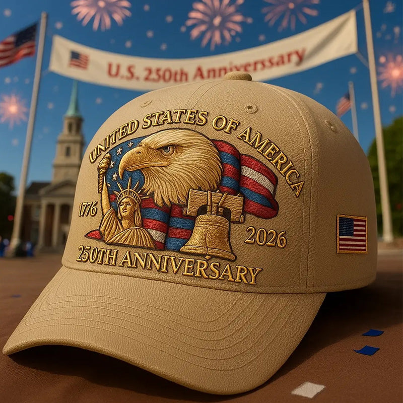 United States 250th Anniversary Baseball Cap