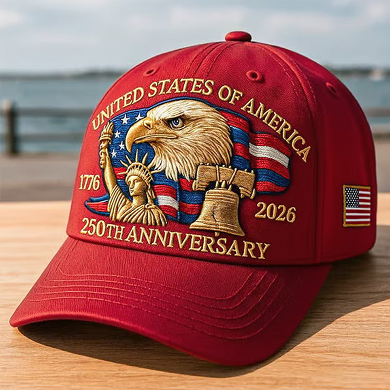 United States 250th Anniversary Baseball Cap