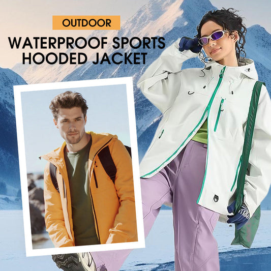 📢📢50% OFF !!!⏰Outdoor Waterproof Sports Hooded Jacket