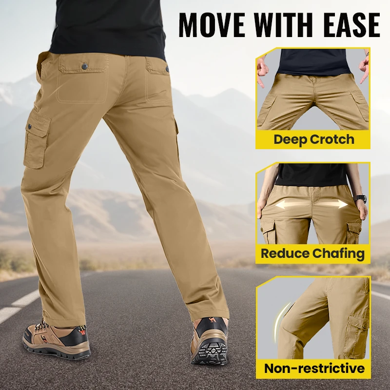 Men’s Multi-Pocket Cargo Pants