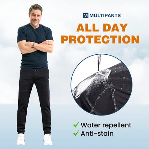 🔥Last Day Sale 70% OFF🏆👖MultiPants – High Stretch Multi-pocket Durable Cargo Pants✨