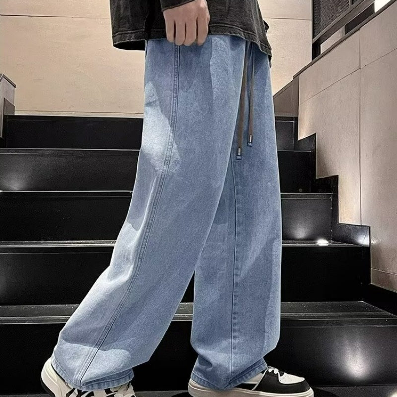 📢📢50% OFF !!!⏰Men's Casual Loose Fit Wide Leg Jeans