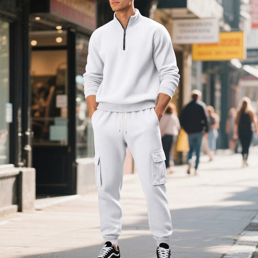 ❄️LAST DAY PROMOTION - 50%OFF 💖 Chic Versatile Men's Warm 2-Piece Set